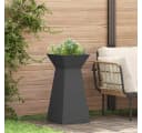 vidaXL Blumentopf Säulen Pflanzer Schwarz Moderner Gartenpfeiler Bild 1