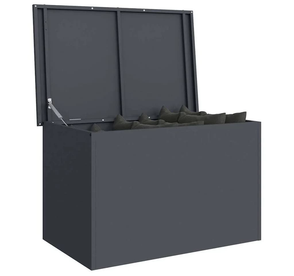 vidaXL Aufbewahrungsbox Außenlagerbox Anthrazit Stahl Gaslift - Bild 3