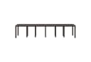 vidaXL Gartentisch Poly-Rattan Braun Bild 1