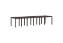 vidaXL Gartentisch Poly-Rattan Braun Bild 2