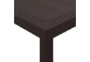 vidaXL Gartentisch Poly-Rattan Braun Bild 4