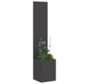 vidaXL Gartensichtschutz Stahl Schwarz Modern Bild 2