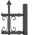 vidaXL Gartenzaun KAMPEN Grau Pulverbeschichteter Stahl Mesh Bild 5