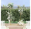 vidaXL Pergola Hochzeitsbogen Gold Bild 1