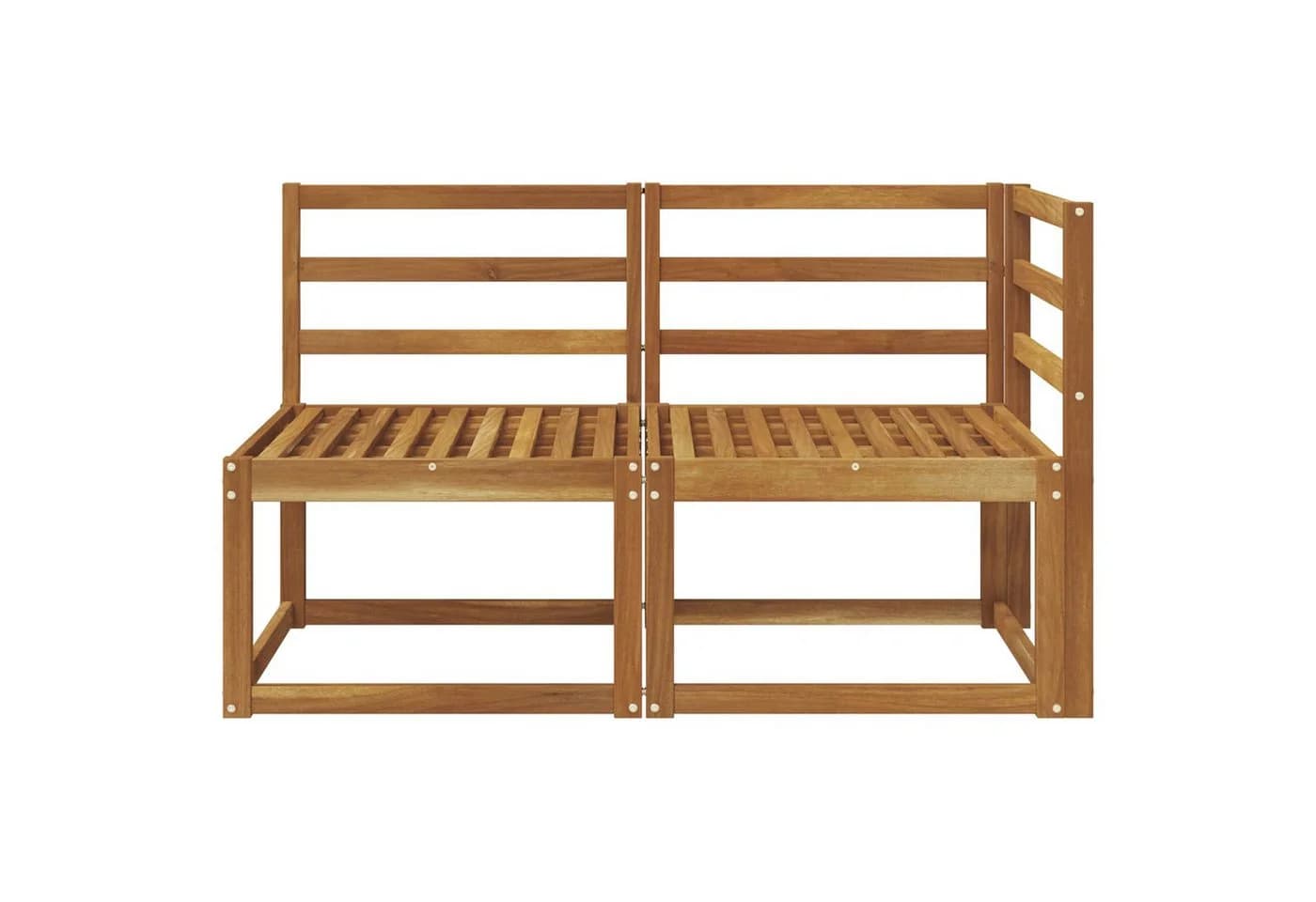 vidaXL Outdoor Sofaelement Massivholz Natur Modular - Bild 3