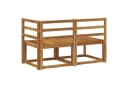 vidaXL Outdoor Sofaelement Massivholz Natur Modular Bild 5