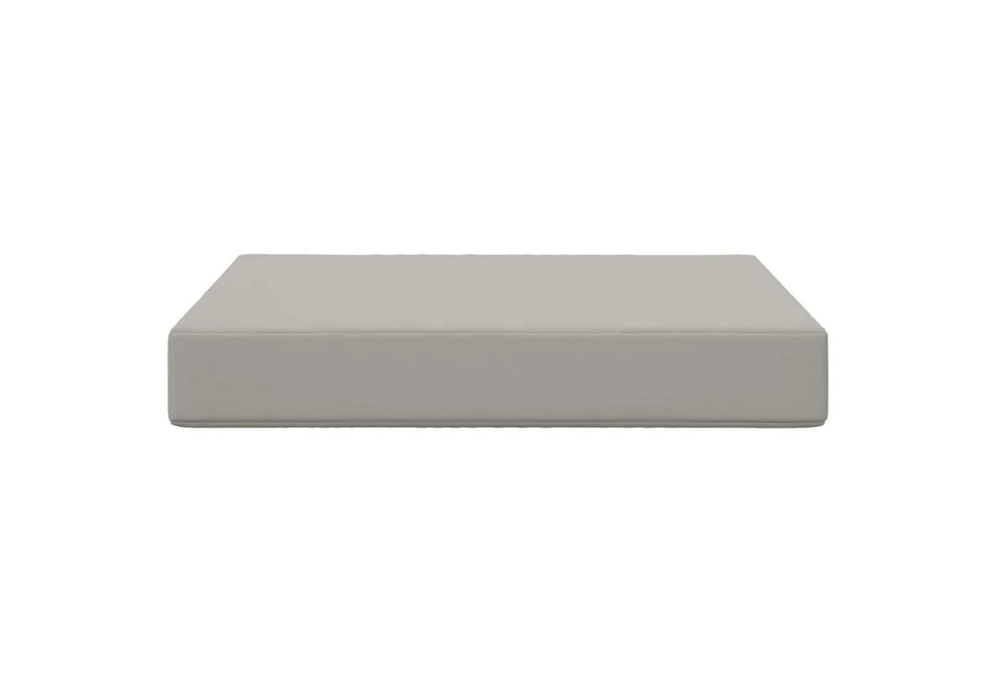 vidaXL Sitzauflage Sofakissen für draußen Grau 60 x 60 x 8 cm Polyester - Bild 4