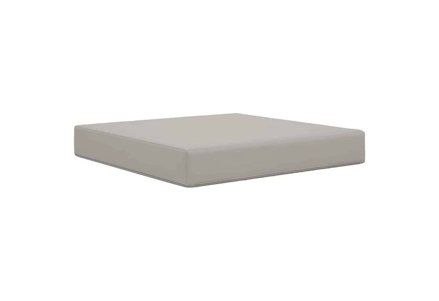 vidaXL Sitzauflage Sofakissen für draußen Grau 60 x 60 x 8 cm Polyester - Bild 5