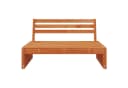 vidaXL Gartensofa 3-teilig Kiefernholz Wachsbraun Bild 3