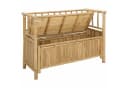 vidaXL Gartenbank Aufbewahrungsbank Bambus Natur Bild 3