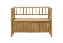 vidaXL Gartenbank Aufbewahrungsbank Bambus Natur Bild 4