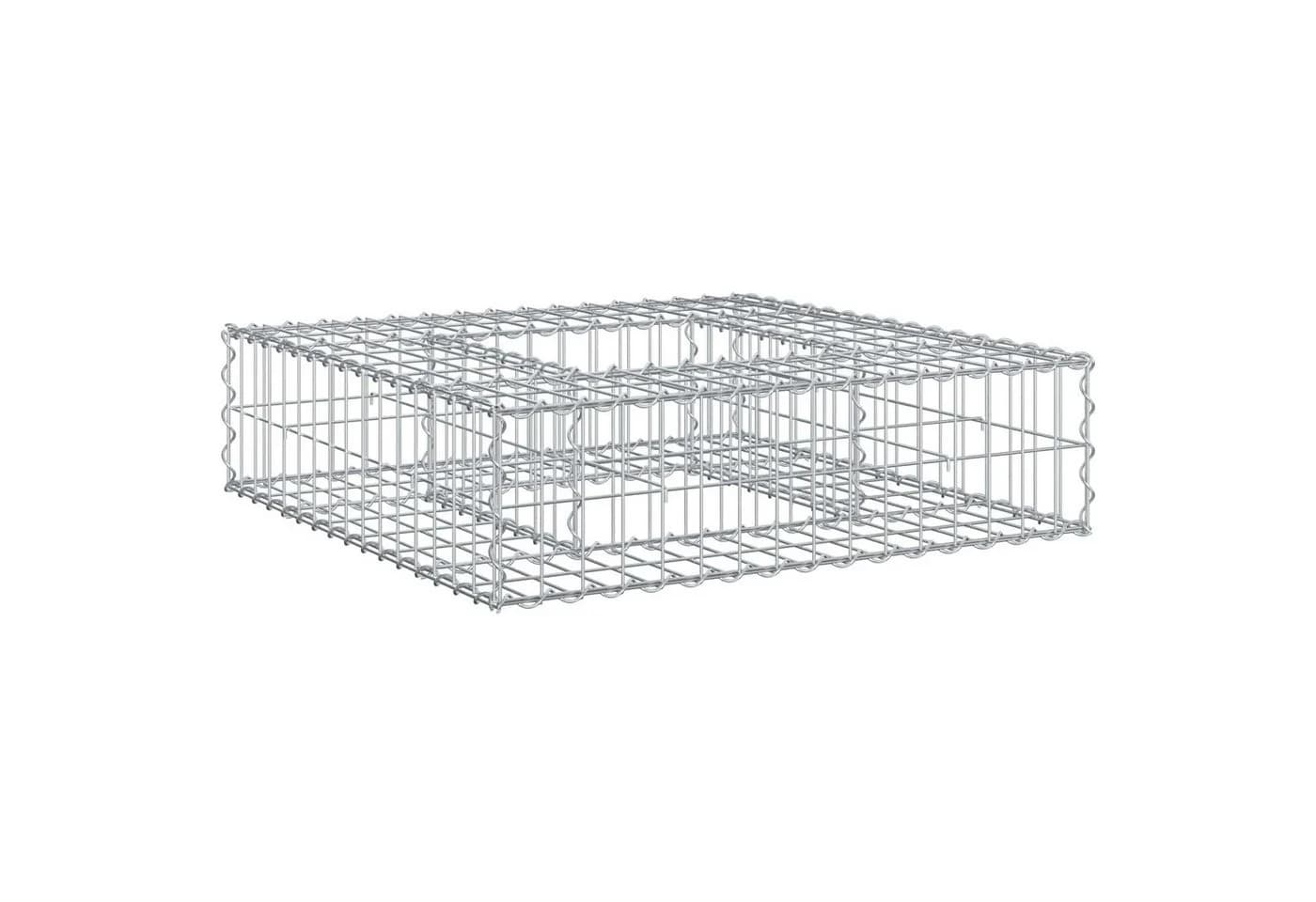 vidaXL Gabionen-Hochbeet Silber Verzinkter Stahl - Bild 2