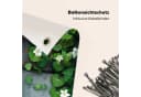 MuchoWow Balkonsichtschutz Efeu Grün Weiß Grau PVC Windschutz Bild 5