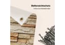 MuchoWow Balkonsichtschutz PVC Steine Beige Braun Bild 5