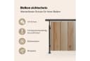 MuchoWow Balkonsichtschutz PVC Beige Holzoptik Windschutz Bild 3