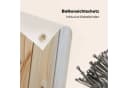 MuchoWow Balkonsichtschutz PVC Beige Holzoptik Windschutz Bild 5
