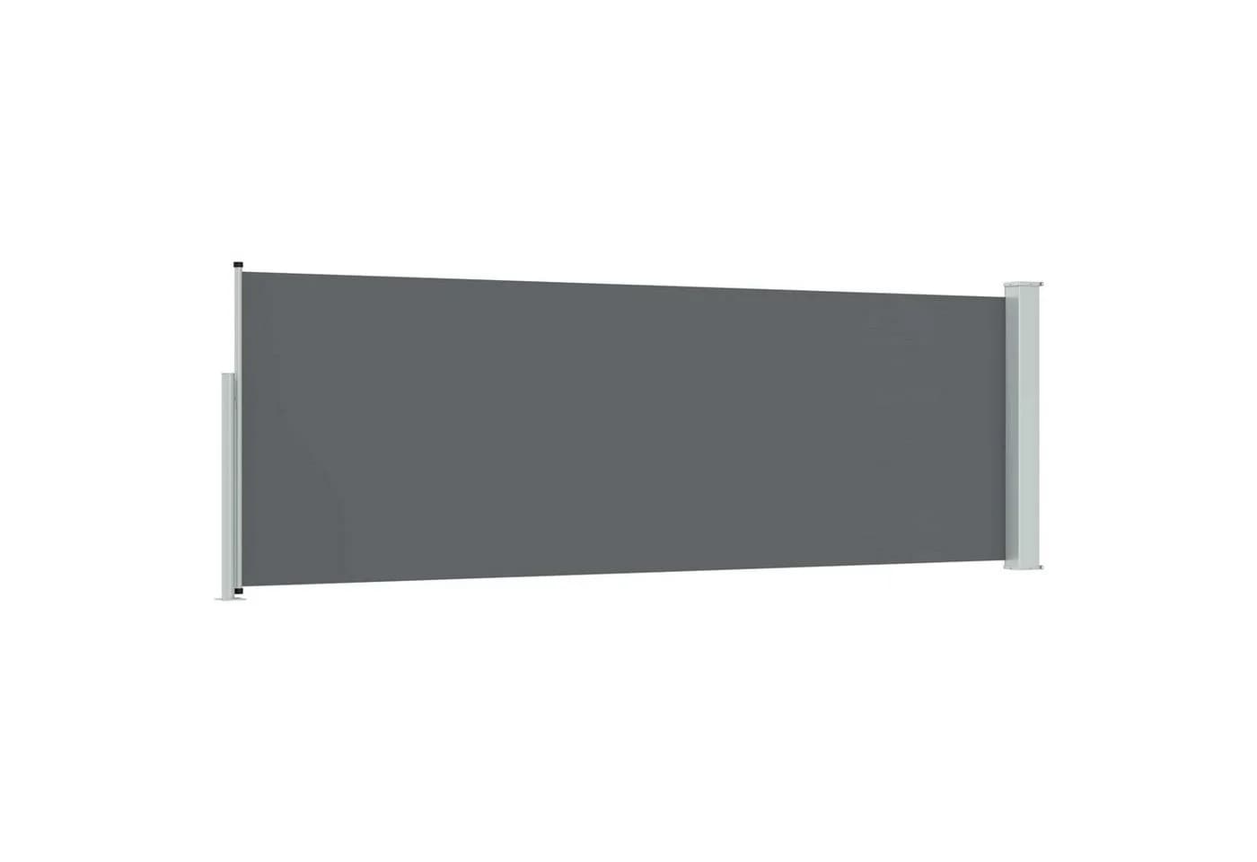 vidaXL Seitenmarkise Anthrazit Einziehbar Polyester Stahl - Bild 2