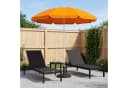 vidaXL Garten-Sonnenschirm 160 cm Orange Polyester Bild 1