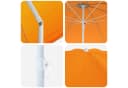 vidaXL Garten-Sonnenschirm 160 cm Orange Polyester Bild 4