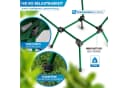 Nordmut Campingstuhl Allakas Faltbar Ultraleicht 1,1 kg Aluminium Grün Bild 4