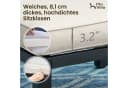 PHI VILLA Gartenlounge-Set Beige Metall mit Kissen Bild 3