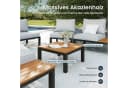 PHI VILLA Gartenlounge-Set Beige-Grau Wetterfest mit Kissen Bild 1