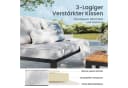 PHI VILLA Gartenlounge-Set Beige-Grau Wetterfest mit Kissen Bild 4