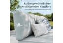 PHI VILLA Gartenlounge-Set Beige-Grau Wetterfest mit Kissen Bild 5