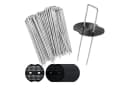 FOUORTUNATE-BEE Bodenanker U-Form Set 100Tlg mit Unterlegscheiben Bild 2