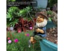 FOUORTUNATE-BEE Gartenzwerg Angler Figur Deko Harz Gartenfigur Bild 3