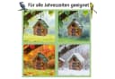 FOUORTUNATE-BEE Hängendes Vogelhaus Nistkasten mit Belüftung Bild 5