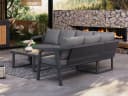 MC Star Gartenlounge-Set 6-Sitzer Grau mit Glas-Couchtisch Bild 1