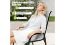 GOTLAND Gartenstuhl Hochlehner 6er Set Grau Schwarz Stapelbar Bild 4