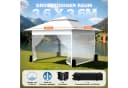 Huracan Faltpavillon 3,6x3,6m Weiß mit One-Touch-Hebesystem Bild 1