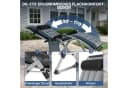 Huracan Gartenliege Klappbar Wetterfest mit Ergonomisches Polster Bild 3