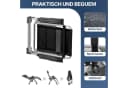 Huracan Gartenliege Klappbar Wetterfest mit Ergonomisches Polster Bild 5