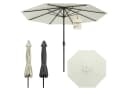 Huracan Sonnenschirm neigbar mit LED Beige 300/350 cm Bild 2
