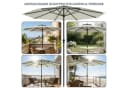Huracan Sonnenschirm neigbar mit LED Beige 300/350 cm Bild 5