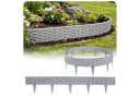 Huracan Beetumrandung Kunststoff Rattan-Optik Grau Bild 2