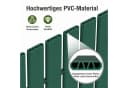 Ferghana Sichtschutzmatte PVC Grün Blickdicht UV-beständig Bild 5