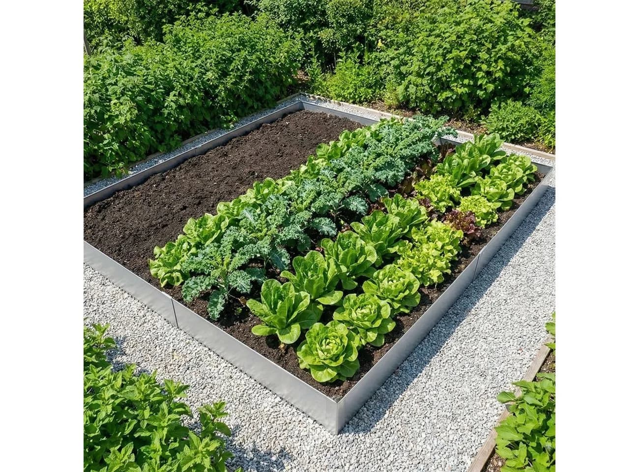 Ferghana Rasenkante Metall Verzinkt Flexible Beetumrandung Garten - Bild 3