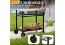LALAHO Grillwagen Edelstahl mit Stauraum und Rollen Bild 3