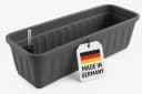 ALPFA Balkonkasten 80 cm Anthrazit mit Wasserspeicher Bild 2