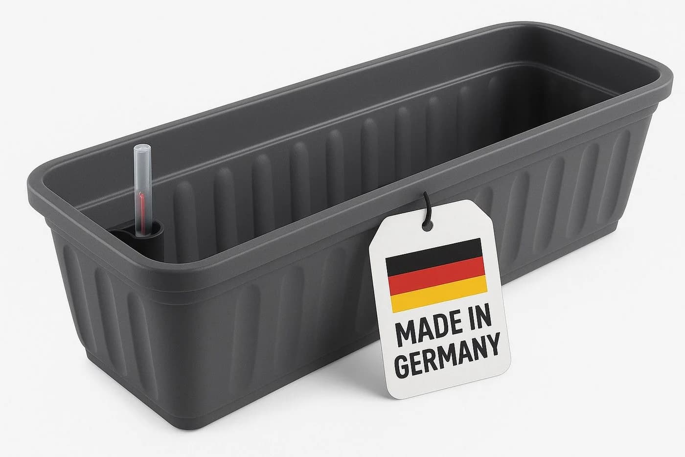 ALPFA Balkonkasten 80 cm Anthrazit mit Wasserspeicher - Bild 2
