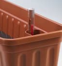 ALPFA Balkonkasten 60 cm Terracotta mit Wasserspeicher Bild 3
