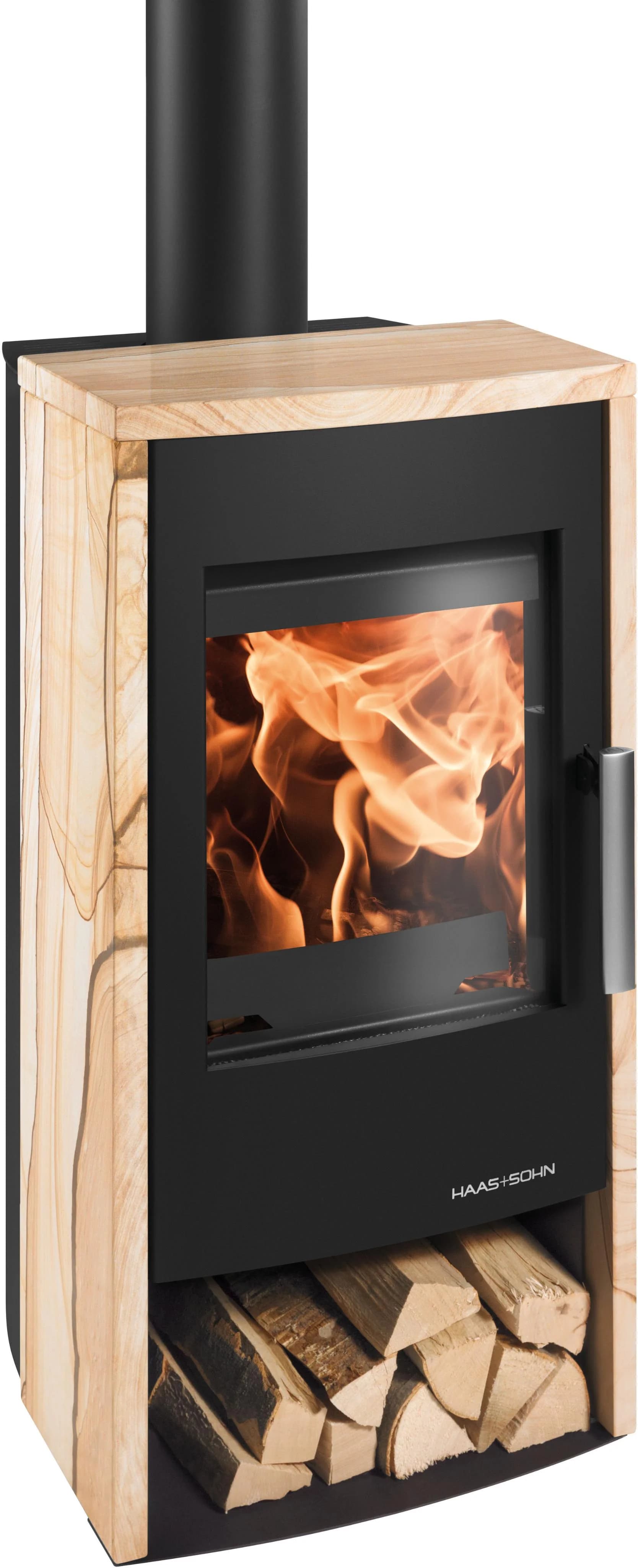 Haas + Sohn Kaminofen RUBUS ST easy tief-schwarz