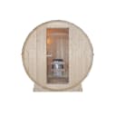 Sanotechnik Fasssauna TROMSÖ L Outdoor Sauna Bild 1