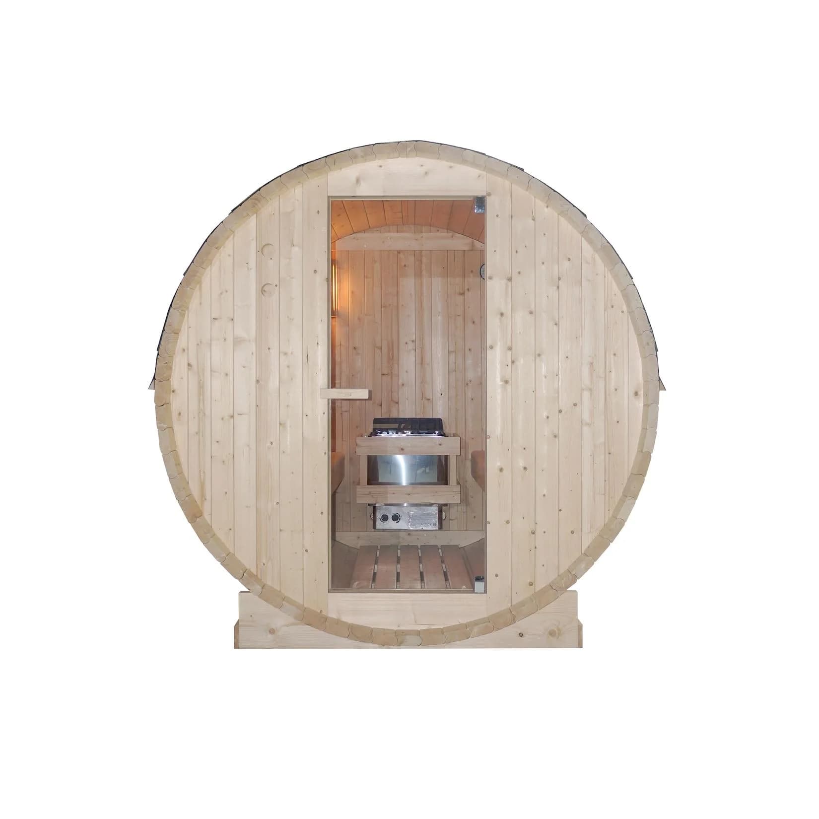 Sanotechnik Fasssauna TROMSÖ L Outdoor Sauna