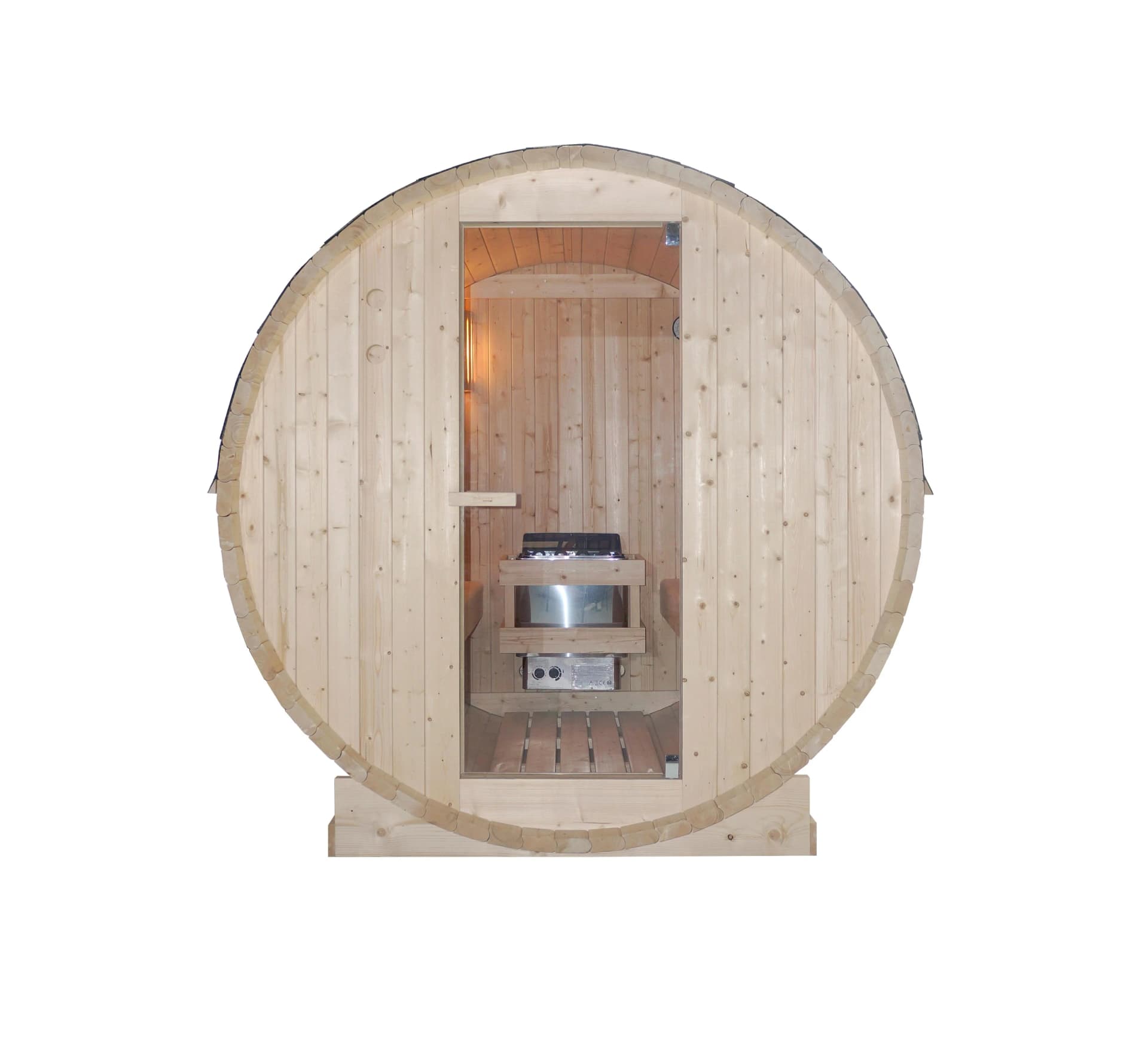 Sanotechnik Fasssauna TROMSÖ L Outdoor Sauna - Bild 2