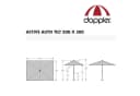 doppler ACTIVE Sonnenschirm Anthrazit Auto Tilt Kurbel Bild 3